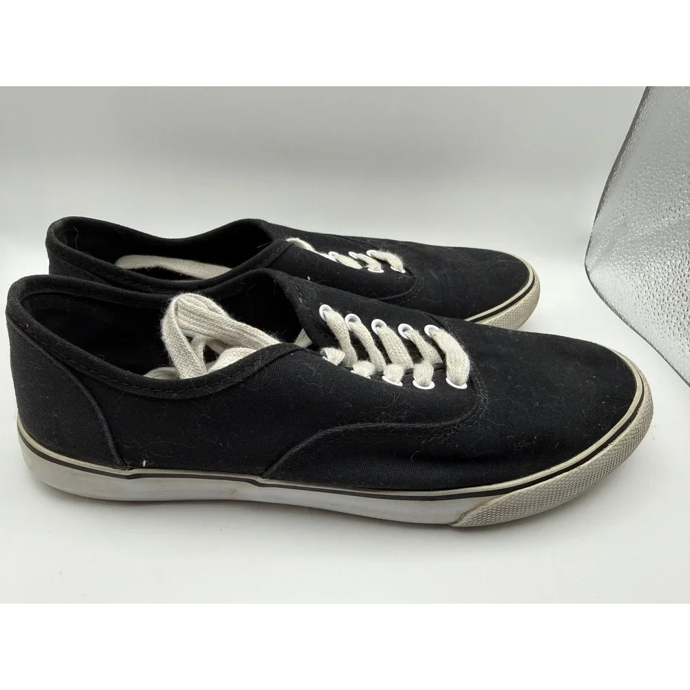 Womens Canvas Sneakers Target Black Casual Lace Up Comfort‎ Shoes